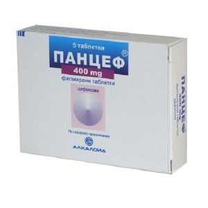 Панцеф 400 мг х 5 таблетки