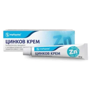 Цинков крем при раздразнена кожа 18 гр