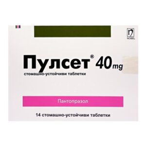 Пулсет 40 мг х14 таблетки